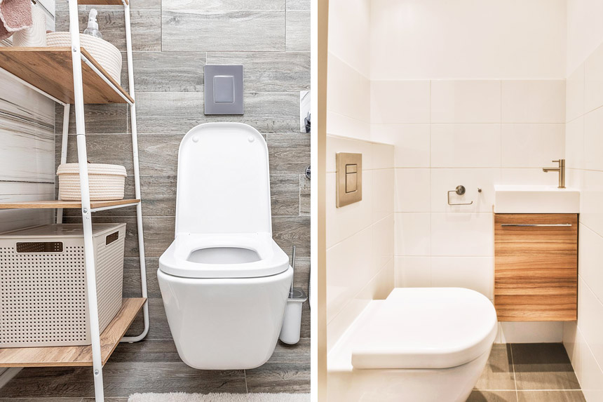 Idées de rangements pour petits WC
